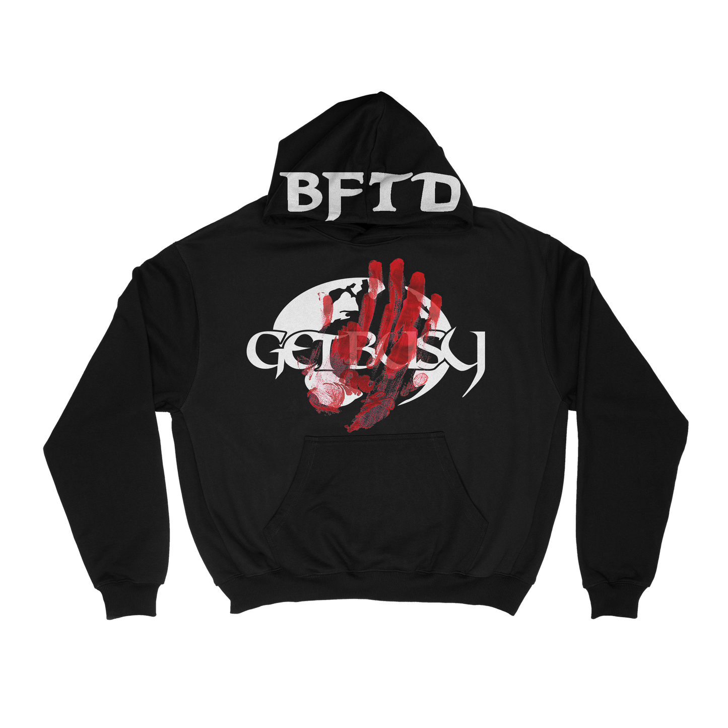 BFTD BLACK GET BUSY HOODIE