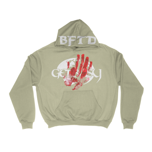 BFTD GET BUSY TAN HOODIE
